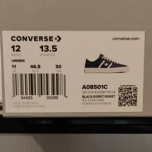 Converse One Star Academy Pro Ox Sneakers - Black/Egret